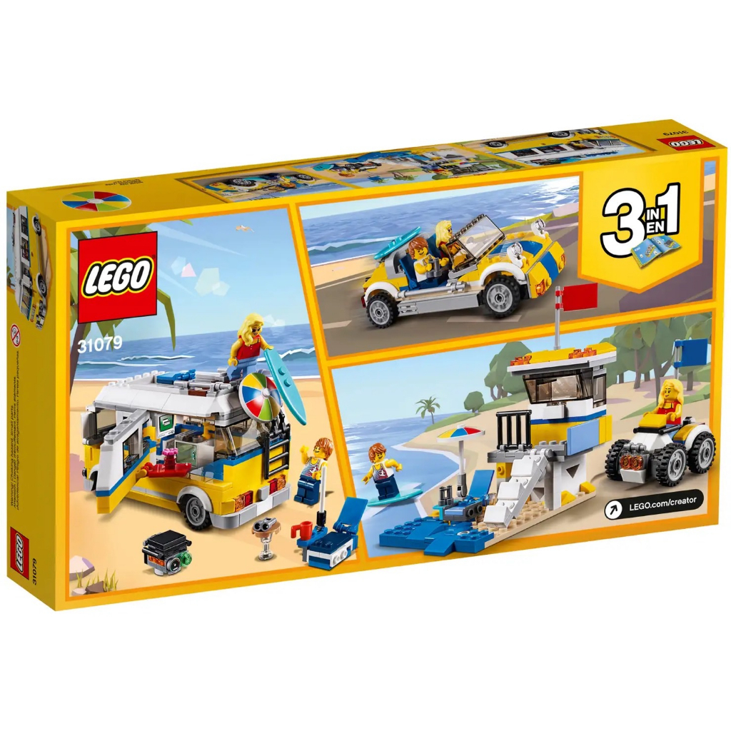 lego-creator-3-in-1-31079-sunshine-surfer-van-เลโก้ใหม่-ของแท้-กล่องสวย-พร้อมส่ง