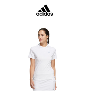 Adidas/ Adidas golf ladies short-sleeved POLO fashion all-match shirt slim stretch golf short sleeves