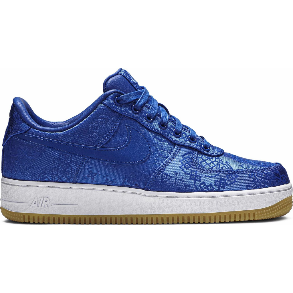 af1 x clot blue silk