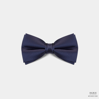 Navy Silk V.2 Bowtie-โบว์ไทผ้าไหมสีกรม