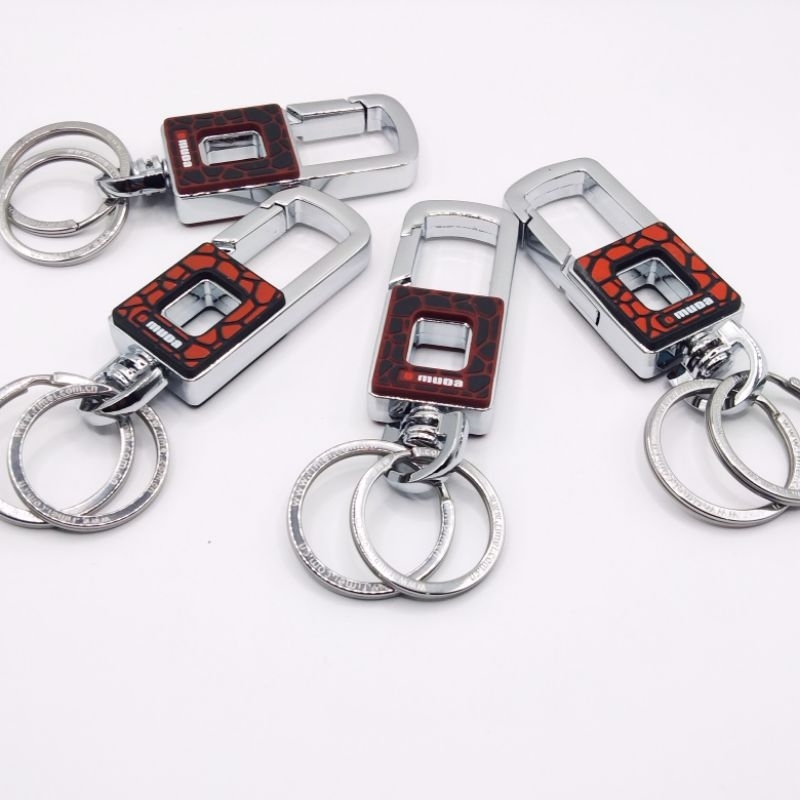 พวงกุญแจomuda-รุ้น-3741-พวงกุญแจรถ-พวงกุญแจสแตนร์เลด-พวงกุญแจรถยนต์