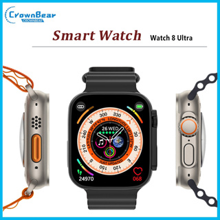 Crownbear Watch 8 Ultra Waterproof Smartwatch สัมผัสได้เต็มจอ | 12 โหมดกีฬา สมาร์ทวอทช์