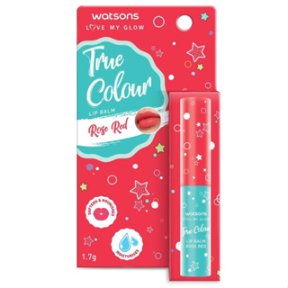 ราคาWATSONS วัตสัน ทรู คัลเลอร์ ลิป บาล์ม โรส เรด 1.7ก.