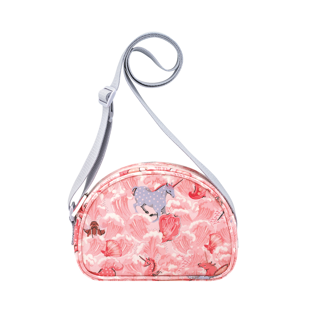 Cath Kidston Half Moon Cross Body Bag Unicorn Waves Pink Shopee Thailand