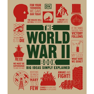 Chulabook(ศูนย์หนังสือจุฬาฯ) |C321หนังสือ9780744048391THE WORLD WAR II BOOK: BIG IDEAS SIMPLY EXPLAINED (HC)