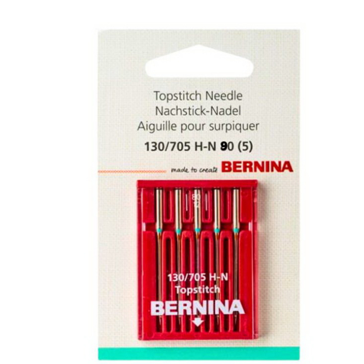 bernina-เข็มtopstitch-สำหรับจักรเย็บบ้าน-ขนาดเข็มเบอร์-90-14-เหมาะกับเย็บเส้นด้ายที่มีขนาดใหญ่-ด้ายผ่านรูเข็มได้ดี