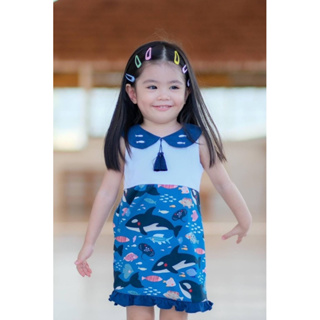 เดรสเด็กผู้หญิง ชุดเดรส กระโปรงเดรส // Lil Tassel Dress - Captain TiAmo Collection by Baby TiAmo