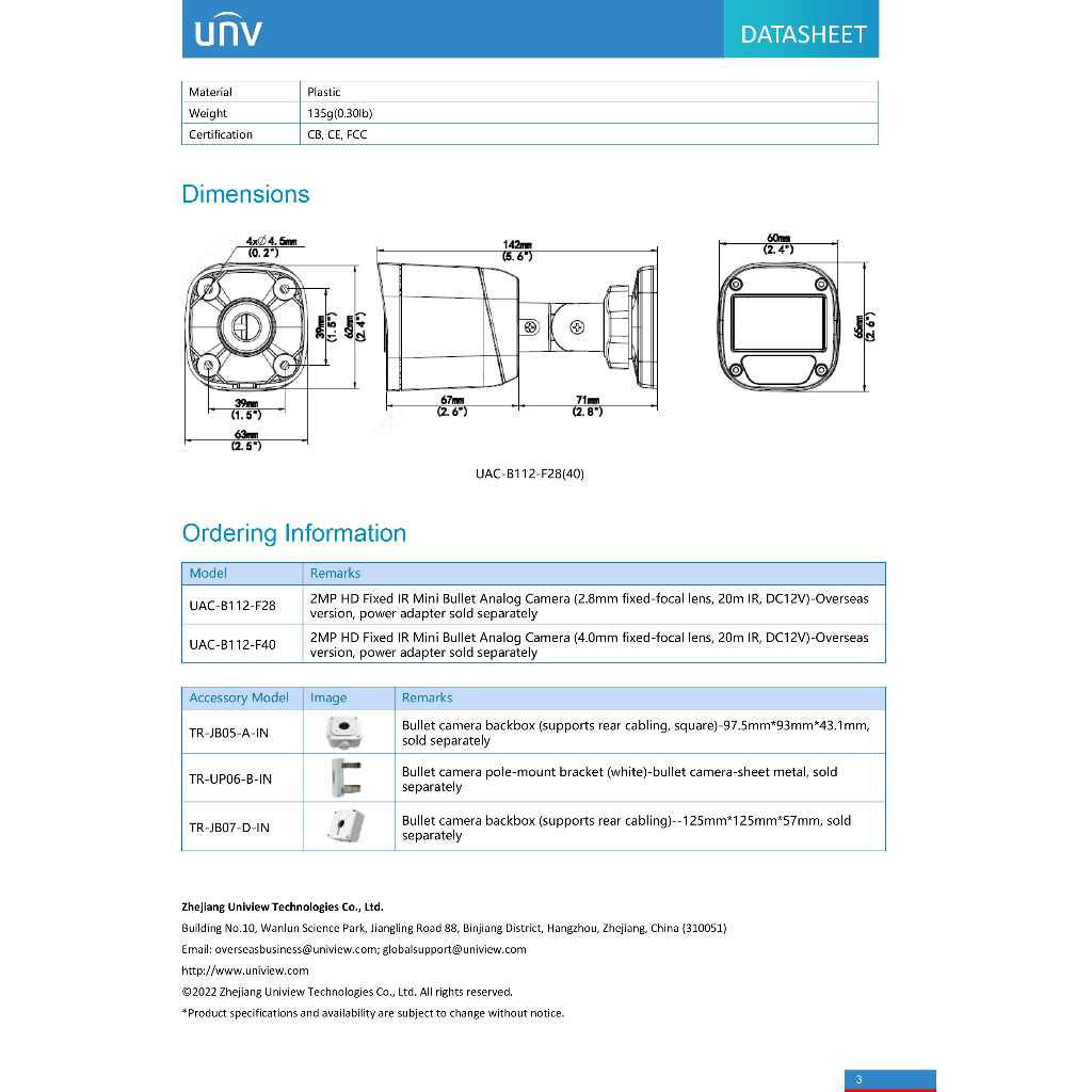 uniview-เซ็ตกล้องวงจรปิดระบบ-hd-2-mp-full-set-16-ch-xvr301-16g3-uac-b112-2-8-4-mm-x-16-อุปกรณ์ติดตั้งตามภาพ