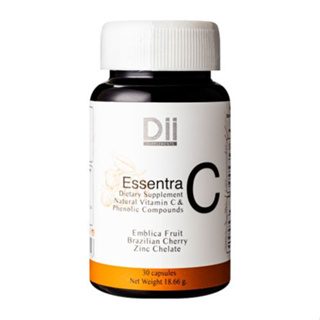 Dii Essentra C ดีไอไอ เอสเซนทราซี วิตามินซีสกัดจากธรรมชาติ (30 แคปซูล) (60 แคปซูล)