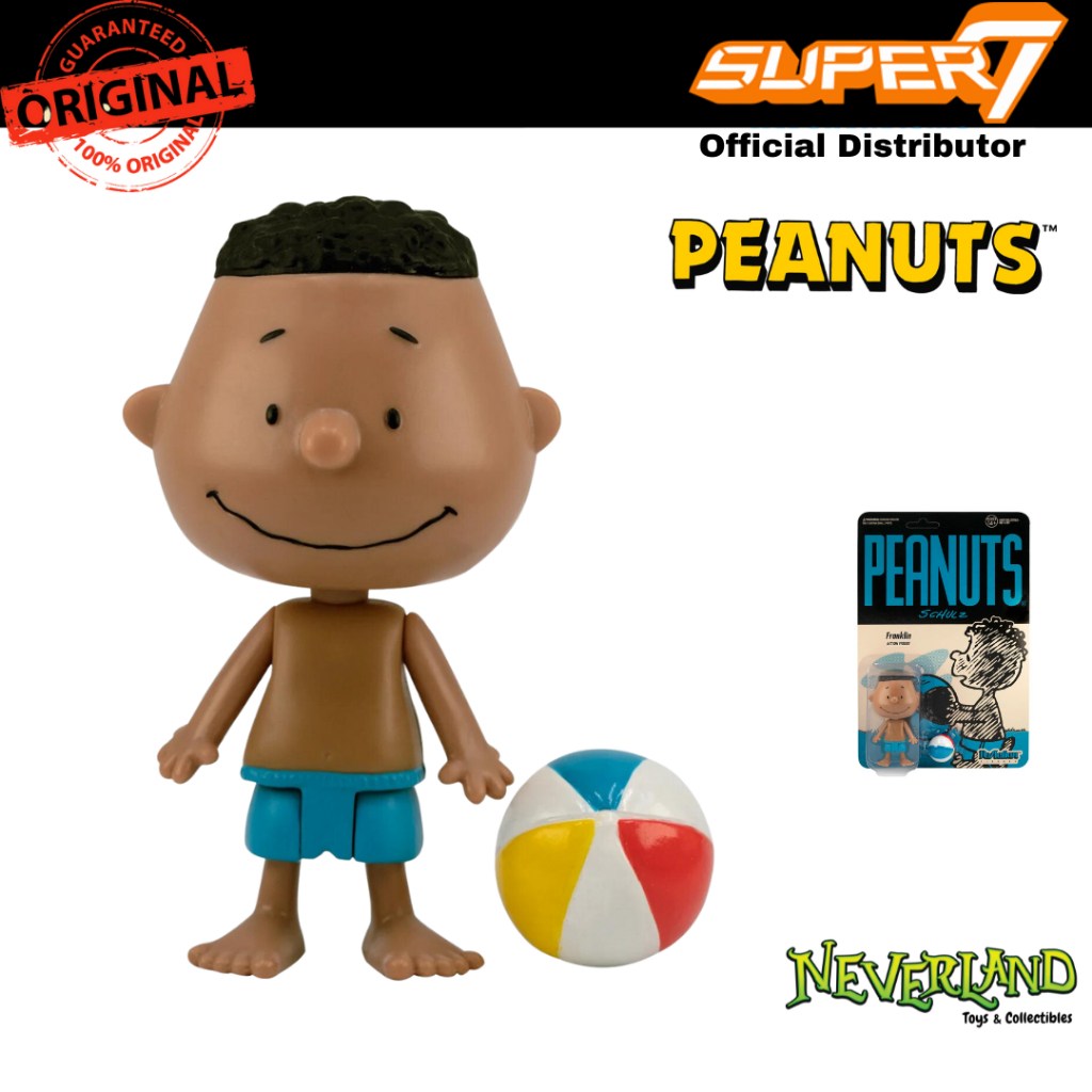 (Sold Out) Super7 Peanuts Franklin Wave 2 Rection Figure Shopee Thailand