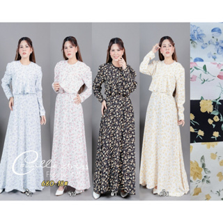 ชุดเดรส รุ่น 680-18 CAMILLA DRESS ระบายอก