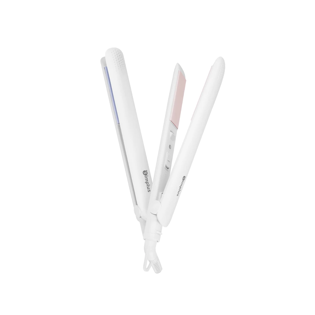 Simplus เครื่องหนีบผมไอออนประจุลบ รุ่น ZFBA002 ทำผมตรงและลอนได้ในเครื่องเดียว ดีไซน์มินิมอล