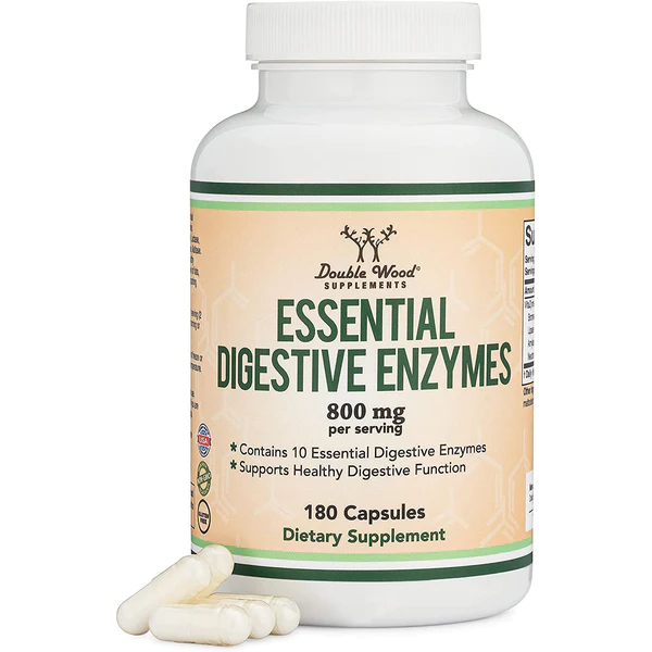 essential-digestive-enzymes-by-double-wood-180-capsules-อาหารเสริมเอนไซม์ย่อยอาหาร-เพื่อการดูดซึมสารอาหารที่เหมาะสม
