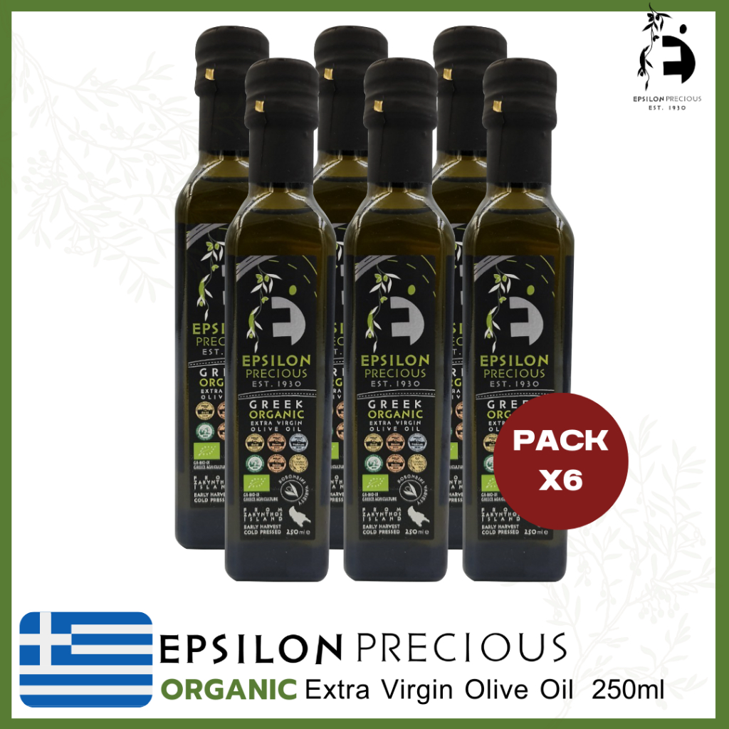 packx6-epsilon-precious-organic-extra-virgin-olive-oil-250ml-bottle-น้ำมันมะกอกบริสุทธิ์พิเศษ-ออแกนิค