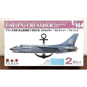 โมเดลประกอบ Platz Hobby 1/144 PDR-27 French Navy F-8E(FN) Crusader `Clemenceau/Foch`