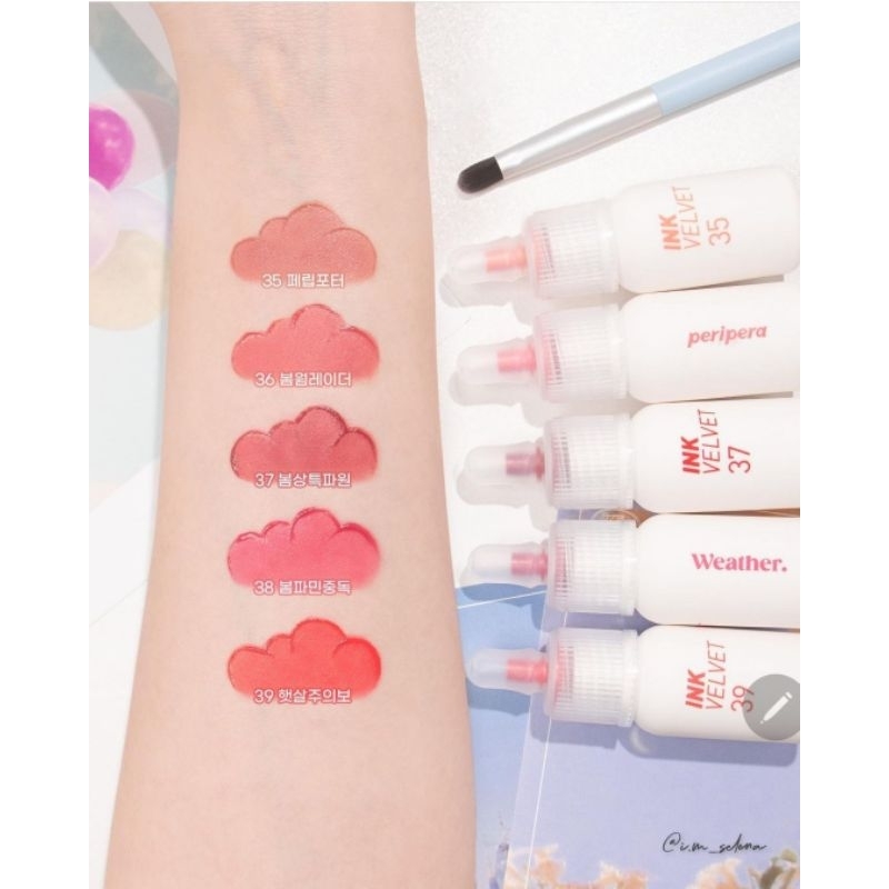 พร้อมส่ง-ของแท้100-peripera-ink-velvet-no-35-39-สีใหม่