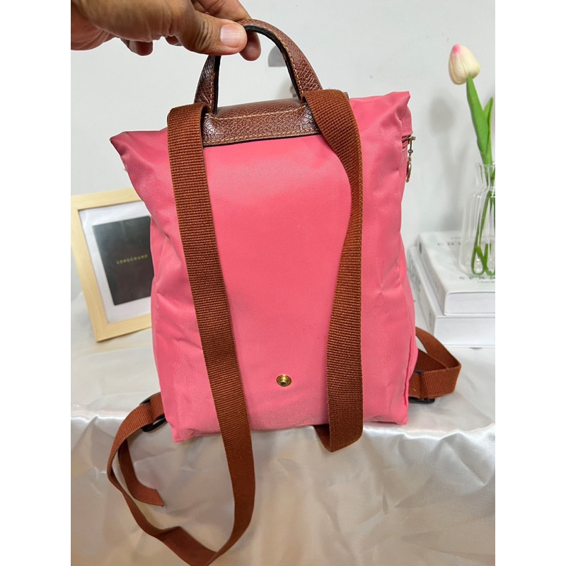 longchamp-backpack-แท้-มือสอง-สีพีช-ส่งต่อ-1-500