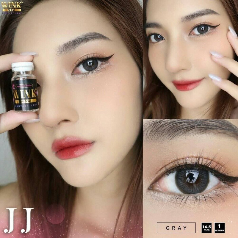 ค่าสายตา 0.00 ถึง -4.00 JJ eff.18(Wink wow) เลนส์กรองแสง กันยูวี ...