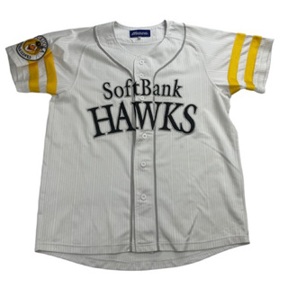 เสื้อเบสบอล SoftBankHAWKS  Majestics Size L