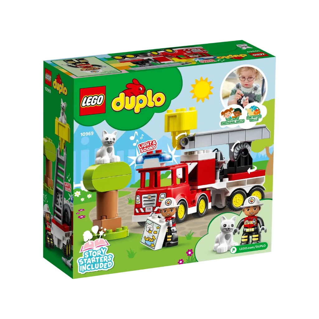 lego-duplo-10969-fire-truck-เลโก้ใหม่-ของแท้-กล่องสวย-พร้อมส่ง