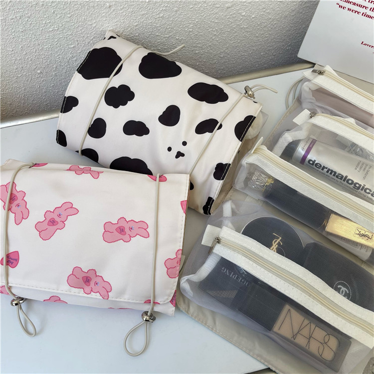 พร้อมส่ง-cosmetic-bag-กระเป๋าเครื่องสำอางค์-กระเป๋าใส่เครื่องสำอางค์