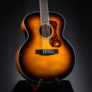 กีตาร์ 12 สาย Guild F-2512E Deluxe Maple ATB SOLID SITKA SPRUCE / ARCHED FLAMED MAPLE Acoustic Guitar