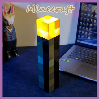Minecraft ตะเกียง แสง สามารถแขวนผนังได้ คบเพลิง ไฟกลางคืน ของเล่น รุ่น ของเล่นรอบเกมโลกของฉัน