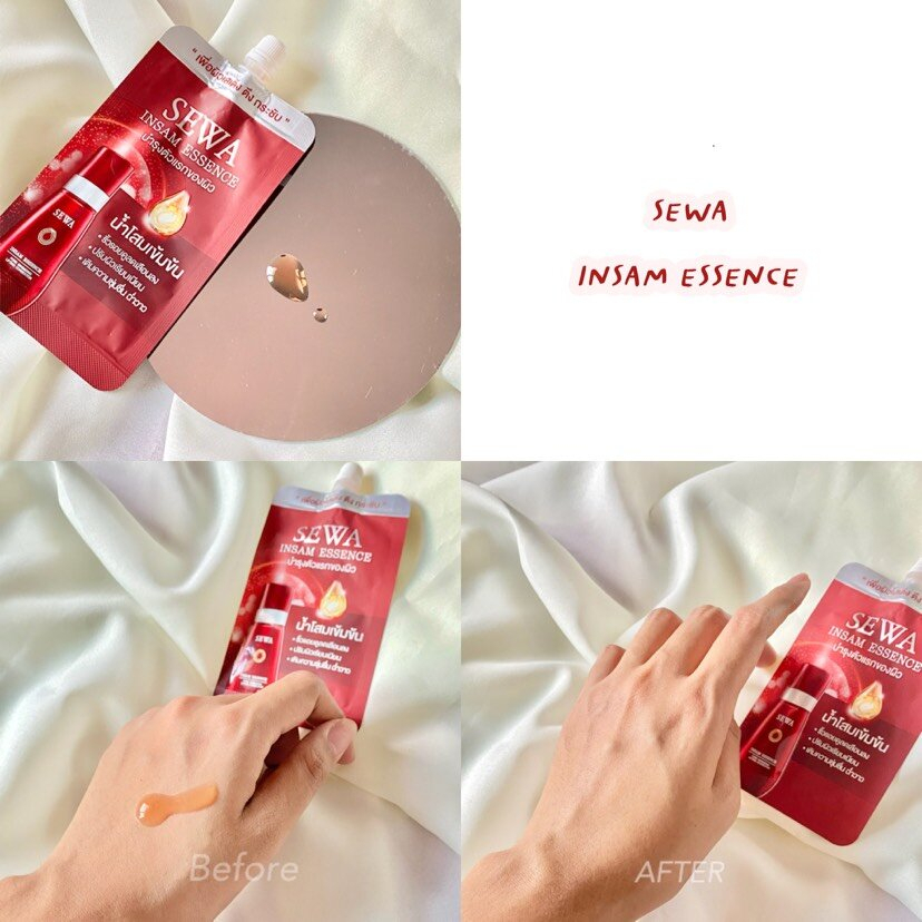 sewa-insam-essence-น้ำโสมเซวา-แบบซอง-น้ำตบโสม-น้ำตบเซวา-8-มล