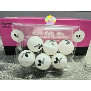 ภาพหน้าปกสินค้าลูกปิงปองBUTTERFLY EASY BALL 40+ (แบ่งขายแพค6ลูก) แท้100% ที่เกี่ยวข้อง