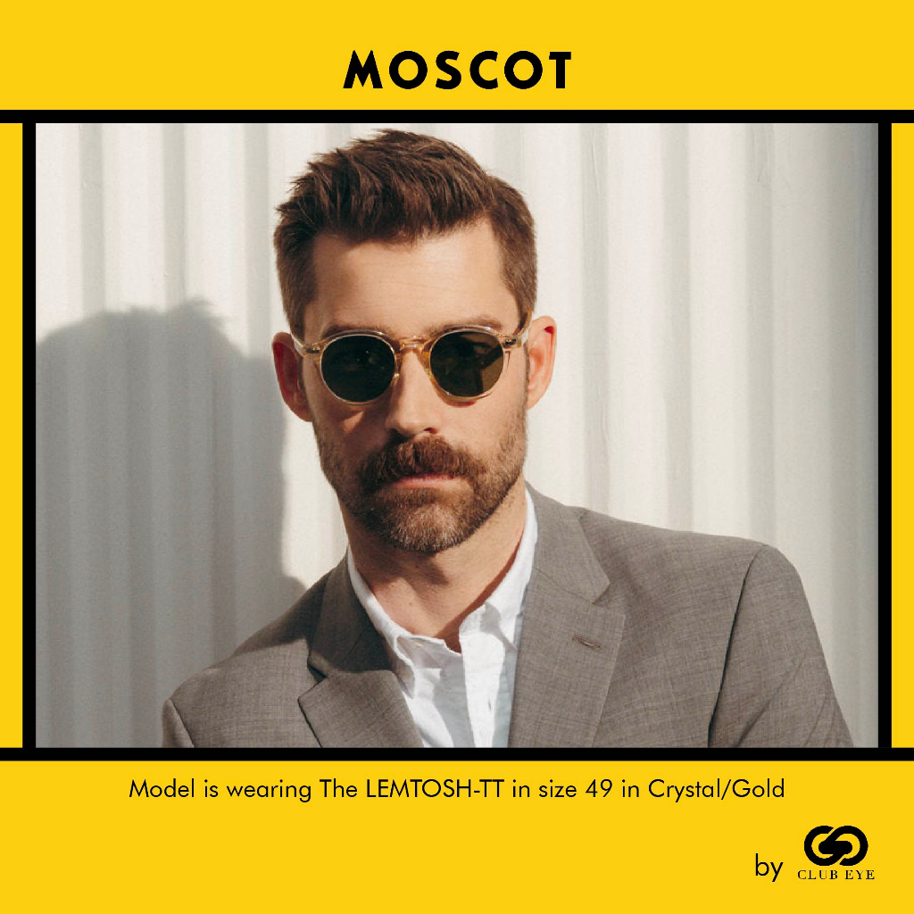 moscot-แว่นกันแดด-มอสคอต-รุ่น-miltzen-สีกรอบ-emerald-สีเลนส์-grey-ไซซ์-46-ของแท้-มีประกัน