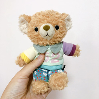 🛒 ตุ๊กตาหมีสีน้ำตาลอ่อนชุดลำลอง COBE COBE BEAR ลิขสิทธิ์แท้🇯🇵