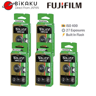 🇯🇵【Direct from Japan】Fujifilm Disposable Film Camera Simple Ace ISO 400 5 PCS Body  Camera Childrens Film Camera Travel Camera Vintage Camera