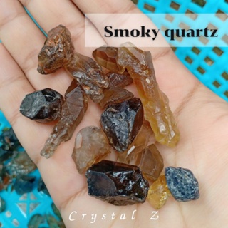 Smoky quartz สโมคกี้ ควอตซ์ น้ำหนัก 15 กรัม #หินดิบ✨ ขนาด 10-30 mm สีน้ำตาล