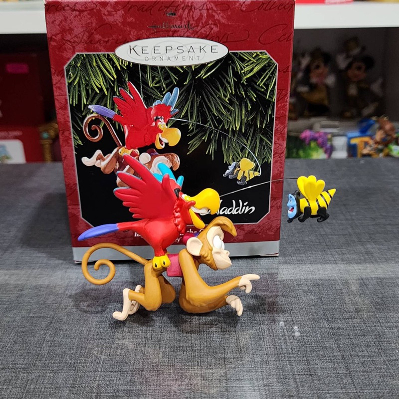 disney-ornament-พร้อมส่ง-iago-abu-and-the-genie-y1998-hallmark-keepsake