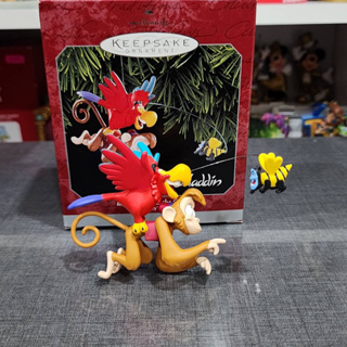 Disney Ornament 🏷 พร้อมส่ง Iago Abu and the Genie Y1998 Hallmark Keepsake