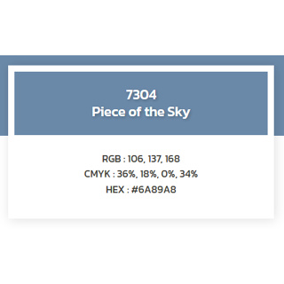 TOA 4 SEASONS ภายนอก  7304 (Piece of the Sky) ขนาด 1/4 กล. (0.97ลิตร)