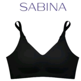 Sabina ฟองบางไม่ดันทรง เสื้อชั้นใน รุ่น Soft Collection ไม่มีโครง ไม่ดันทรง SBXK122 ตะขอหลัง