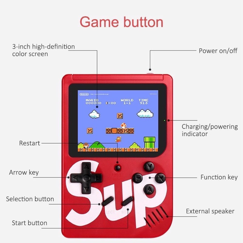 เกมกด-เกมส์บอย-เครื่องเล่นวิดีโอเกมเกมพกพา-game-player-retro-mini-handheld-game-console