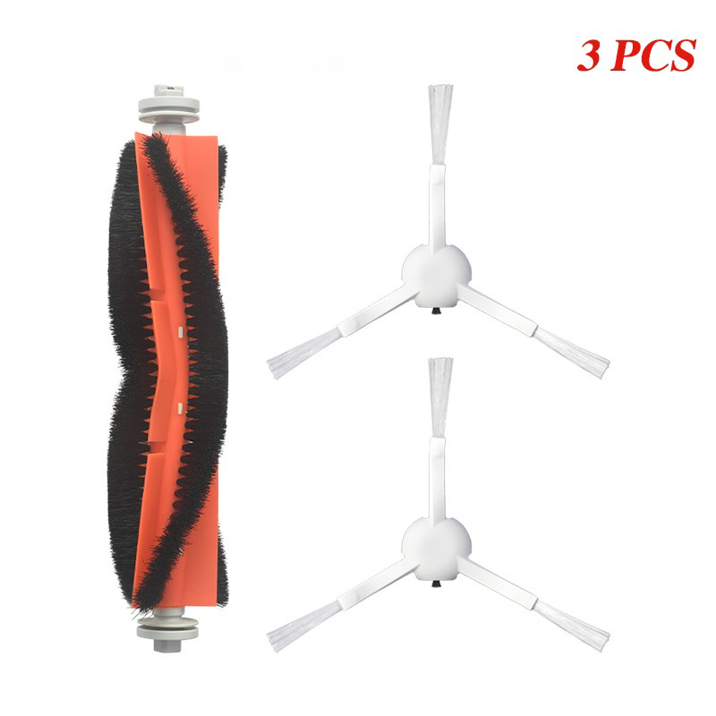 thumbnail image 2 of 2 Pack Side Brushes For Xiaomi Mi 1C F9 1T Robot Vacuum – Replacement Parts (White) 2 of 2