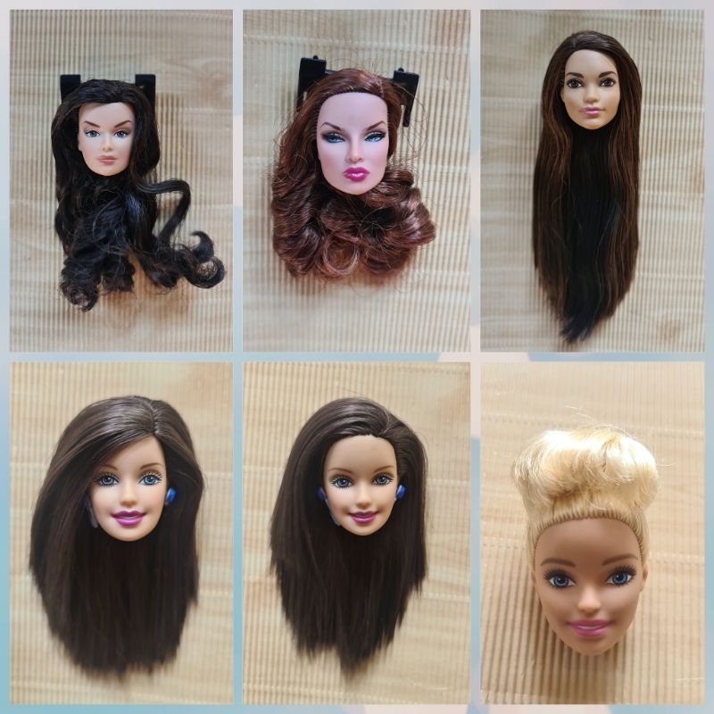 ขายหัวตุ๊กตาบาร์บี้-fr-itbe-barbie-มือ1-2-สภาพดี-มีมากกว่ารูปภาพปก