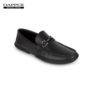 ภาพหน้าปกสินค้าDAPPER รองเท้ามอคคาซิน GEL-TECH Horsebit Moccasin Loafers สีดำ (HPMB1/012LH) ที่เกี่ยวข้อง