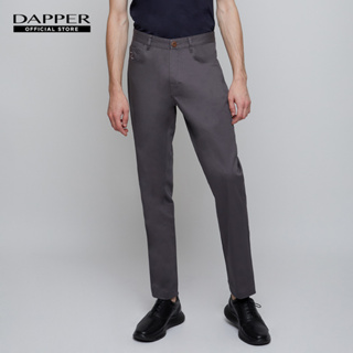 DAPPER กางเกงลำลอง แบบ 5-Pockets ทรง Comfort-Fit สีเทา (TC2A1/602SP)