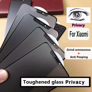 กระจกนิรภัยมเป็นส่วนตัวป้องกันหน้าจอfor Xiaomi Redmi Note 10 Pro 11 9 8 7 9S 9A 9C 8A Poco F3 X3 Mi 11T Pro 10T 11 Lite