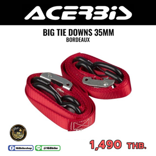 เชือกมัดรถ Acerbis tie downs 35mm คู่ละ 1490 บาท
