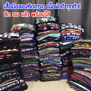 เสื้อยืดคัดเกรด A คละสีคละลาย ซักอบให้แล้ว เลือกไซส์ได้