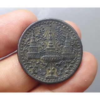 เหรียญอัฐ เนื้อดีบุก แท้ 💯% ตราพระมงกุฎ-พระแสงจักร สมัย ร.4 รัชกาลที่4 ปี พศ.2405 #เหรียญโบราณ #เงินโบราณ #ของสะสม #ร4
