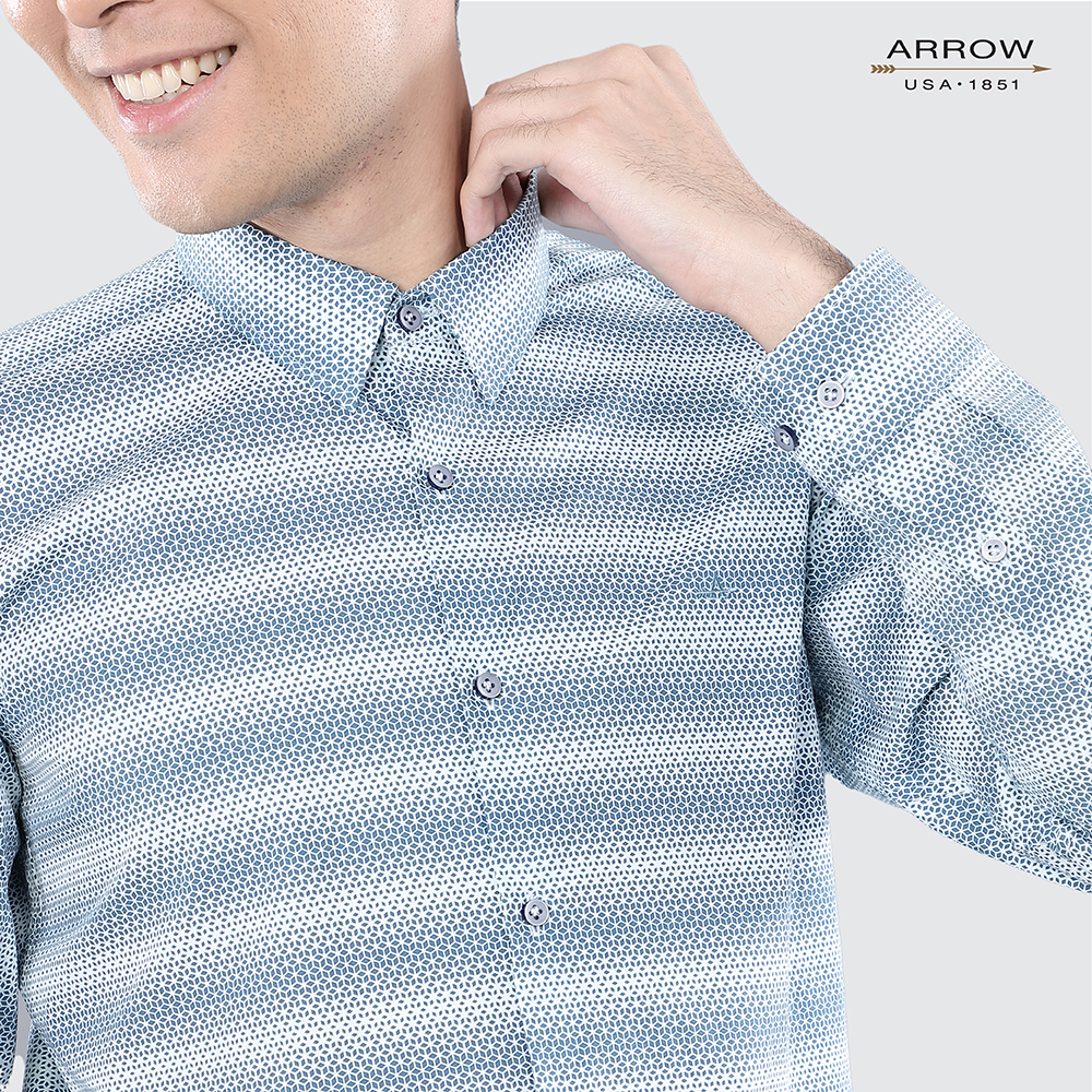 arrow-bamboo-shirt-เสื้อเชิ้ตทำงานแขนยาว-สัมผัสนุ่ม-สวมใส่สบาย-ทรง-slim-fit-มีให้เลือก2สี-รหัสmacs612