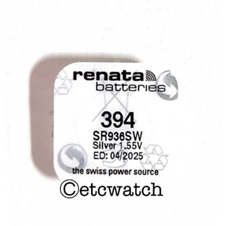 ภาพหน้าปกสินค้าพร้อมส่ง> ถ่าน Renata 394 SR936SW Silver 1.55V Swiss made ที่เกี่ยวข้อง