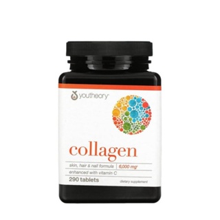 (พร้อมส่ง) Youtheory Collagen, 6,000 mg, 120, tables, 290 Tablets