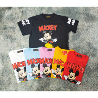 เสื้อครอป Mickey สีหวาน น่ารักๆๆๆ